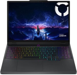 Lenovo Legion 5 15IRX10 Gaming Laptop, 15.1″ WQXGA OLED Display, Intel Core i9-14900HX, 32GB RAM, 1TB SSD, GeForce RTX 5070 8GB GPU, ENG Keyboard, Win11, Eclipse Black | 83LY00HTLK