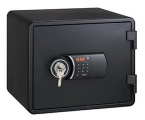 Eagle YESM-020K (BK) Fire Resistant Safe, Digital & Key Lock, Black
