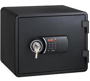 Eagle YESM-020K (BK) Fire Resistant Safe, Digital and Key Lock, Black