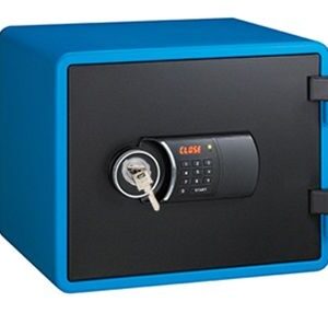 Eagle YESM-020K (BL) Fire Resistant Safe, Digital and Key Lock, Blue