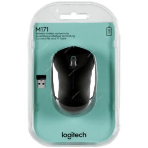 Logitech M171 Wireless Mouse, 2.4 Ghz With USB Mini Receiver, Optical Tracking, 12-Months Battery Life, Ambidextrous Pc/Mac/Laptop – Black