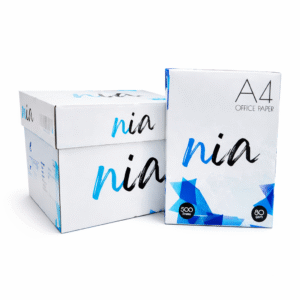 Nia Copy Paper, A4, 80 GSM, 500 Sheets, White,5 Ream/Box