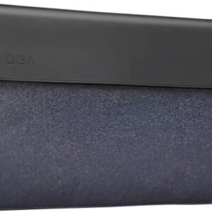 Lenovo Yoga 15″ Sleeve, Premium Black Genuine Leather & Wool Felt Laptop Case with Magnetic Closure, Microfiber Interior Protection, Accessory Pocket | GX40X02934