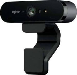 Logitech BRIO – 4K Ultra HD Webcam – 5x Digital Zoom – For Recording, Streaming, Video Calling, ULTRA HD QUALITY, HIGH-TECH LIGHT CORRECTION, CRYSTAL-CLEAR AUDIO
