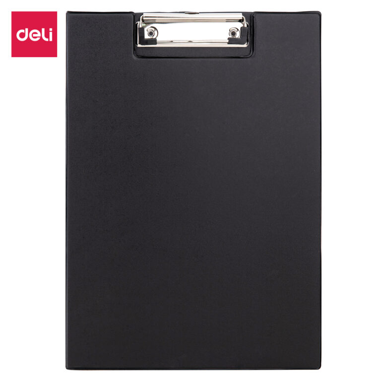 Deli A4 Clipboard with Low-Profile Clip, Black