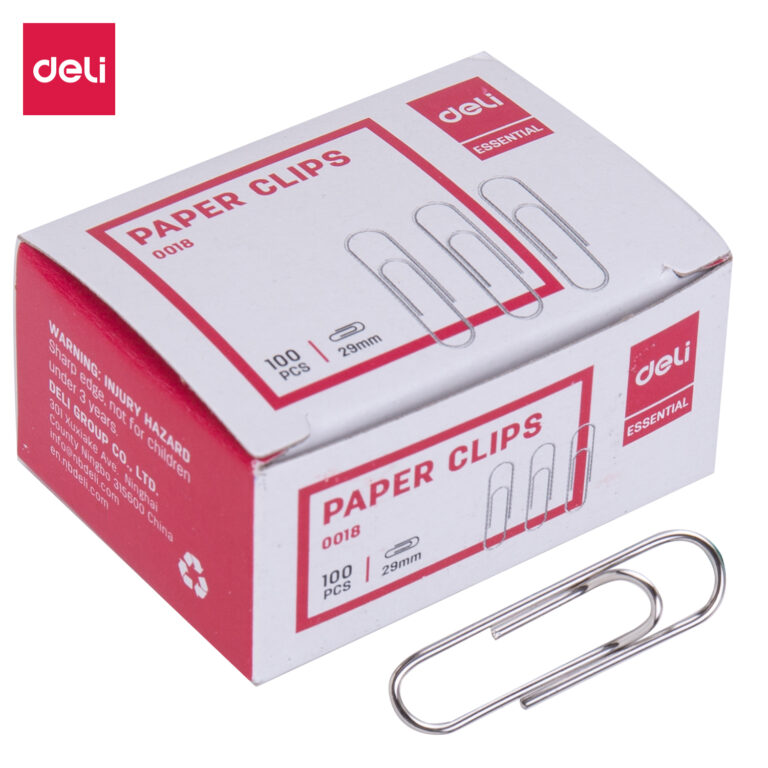 Deli 29mm Silver Paper Clips
