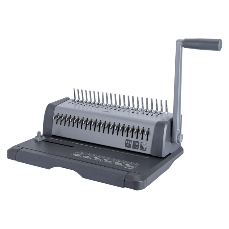 Deli E3872 A4 Comb Binding Machine, 15-Sheet Punch, 425-Sheet Binding