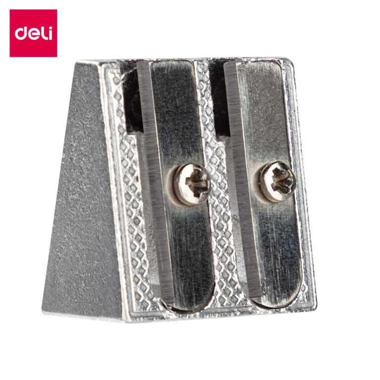 Deli Double Hole Aluminum Pencil Sharpener (1×12)