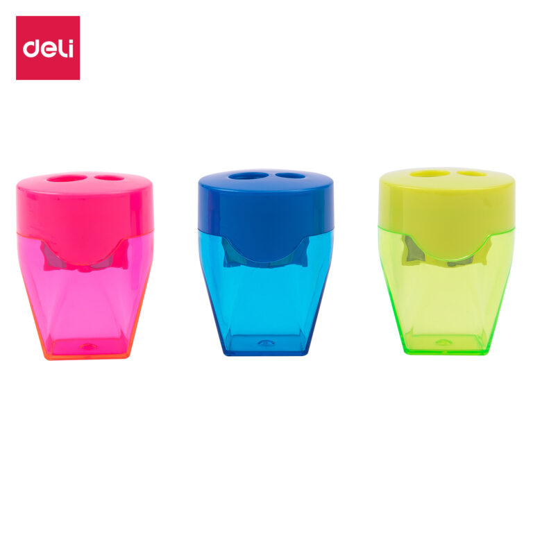 Deli Double Hole Pencil Sharpener (1×12)