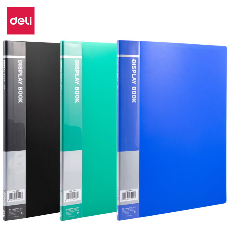 Deli E5001 Classic A4 Display Book, 10 Pockets