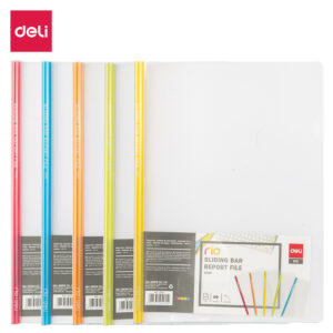 Deli A4 Sliding Bar Report Cover 5 pcs/set
