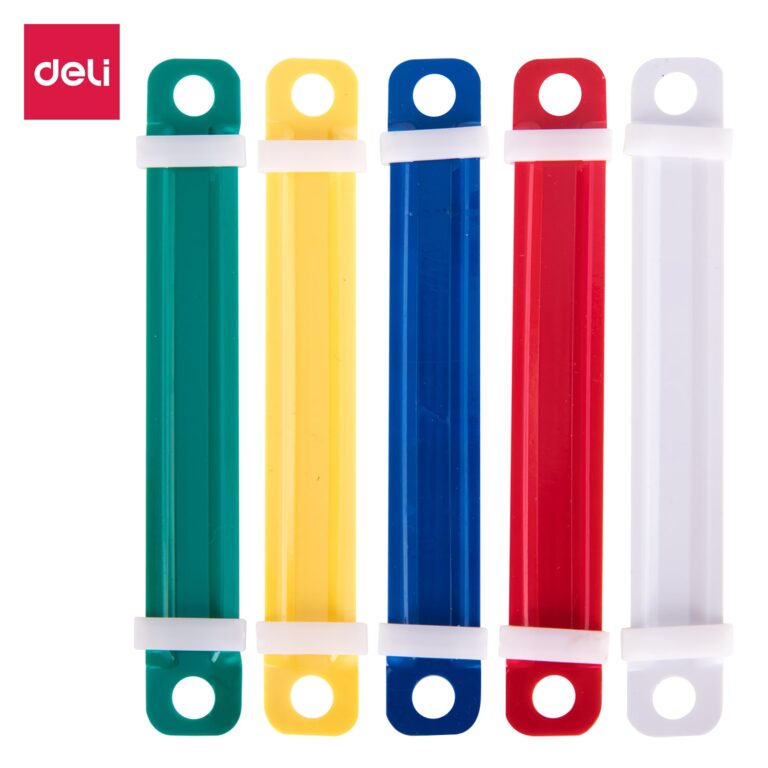 Deli 80MM Plastic Fasteners (1X50) (5 Colors)