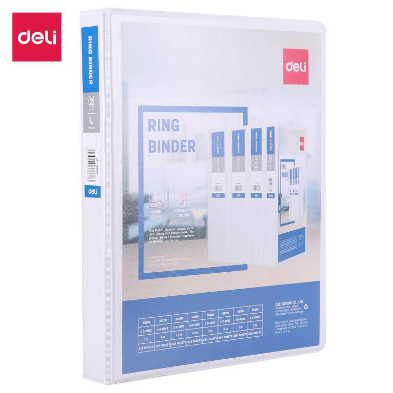 Deli A4 Presentation 2D Ring Binder 1″