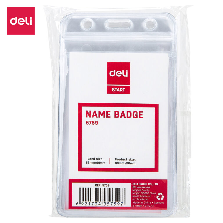 Deli Waterproof ID Holder (Vertical) (1×100)
