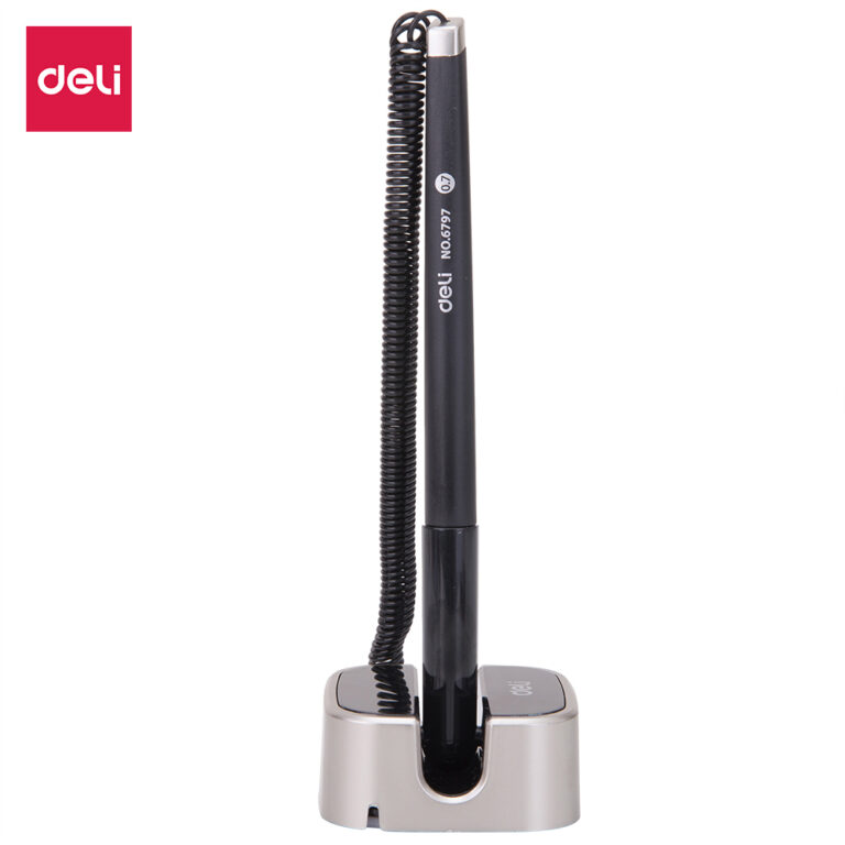 Deli Gel Ink Table Pen 0.7mm Black