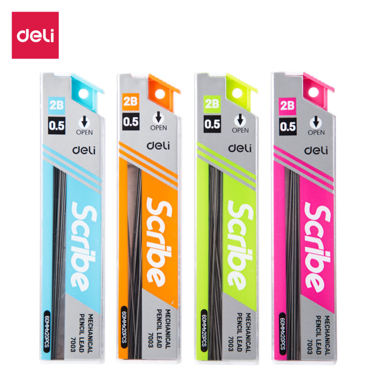 Deli Mechanical Pencil Lead 0.5mm/2B (1X48)