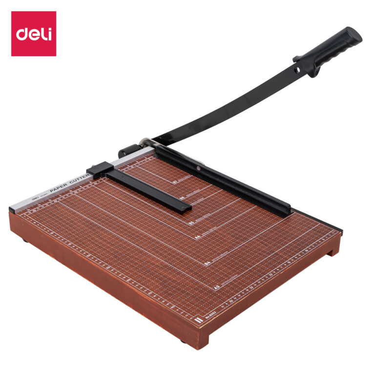 Deli Paper Cutter W/wood Base (460mmX380mm) | 8002