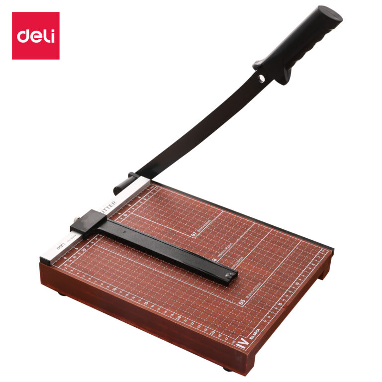 Deli Paper Cutter W/wooden Base (300mmX250mm)