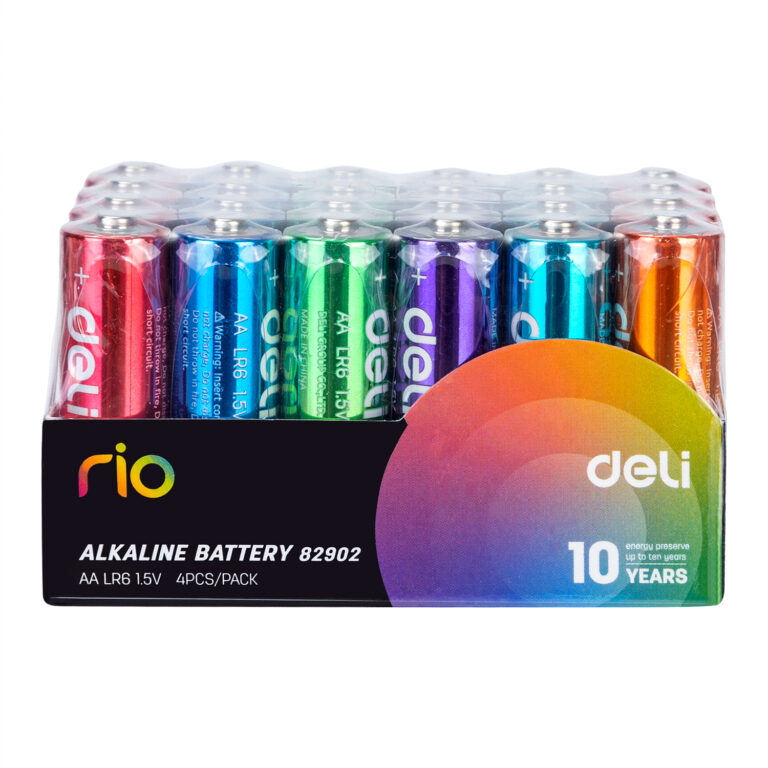 Deli Alkaline Battery AA LR6 4pcs/Pack (Reo)