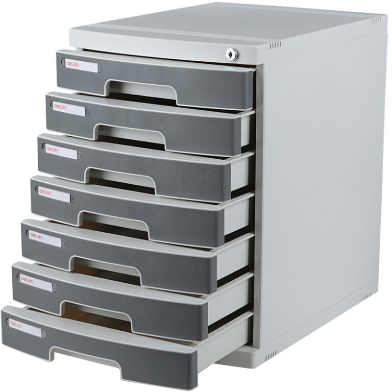 7 Drawer Cabinet W/ Lock (Front Blue) Deli