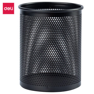 Deli Pen Stand Metal Heavy Duty Round