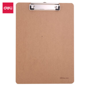 Deli A4 Wooden Clip Board with Pressure Clip