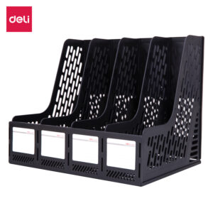 Deli Magazine Container Black – 4 Pcs Attached