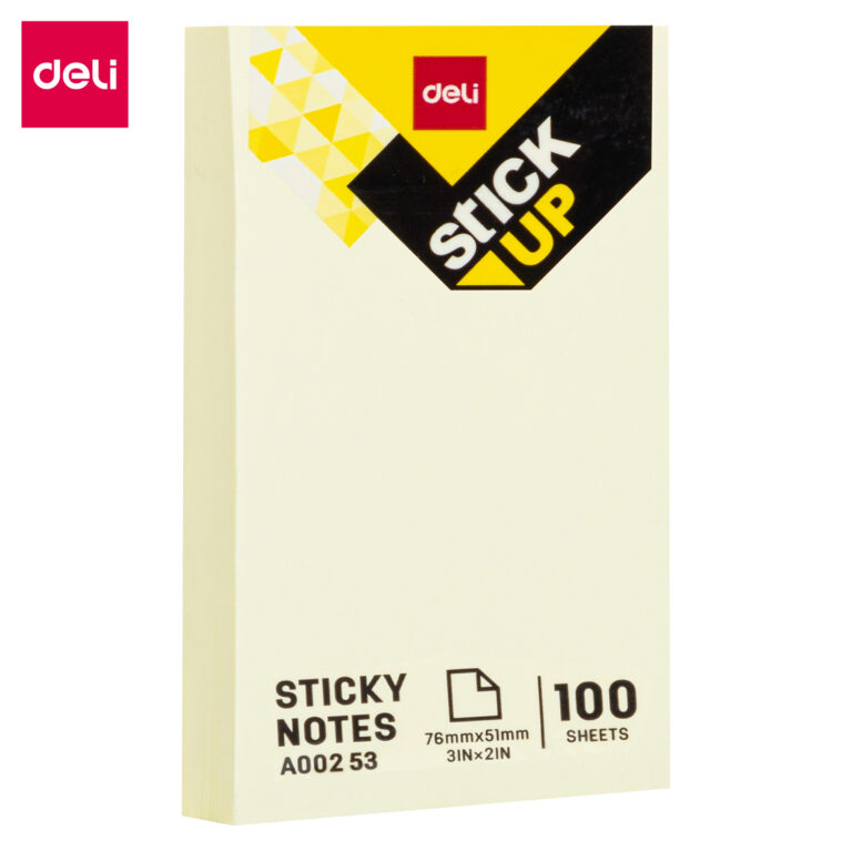 Deli Sticky Note 3*2 Yellow (1×12)