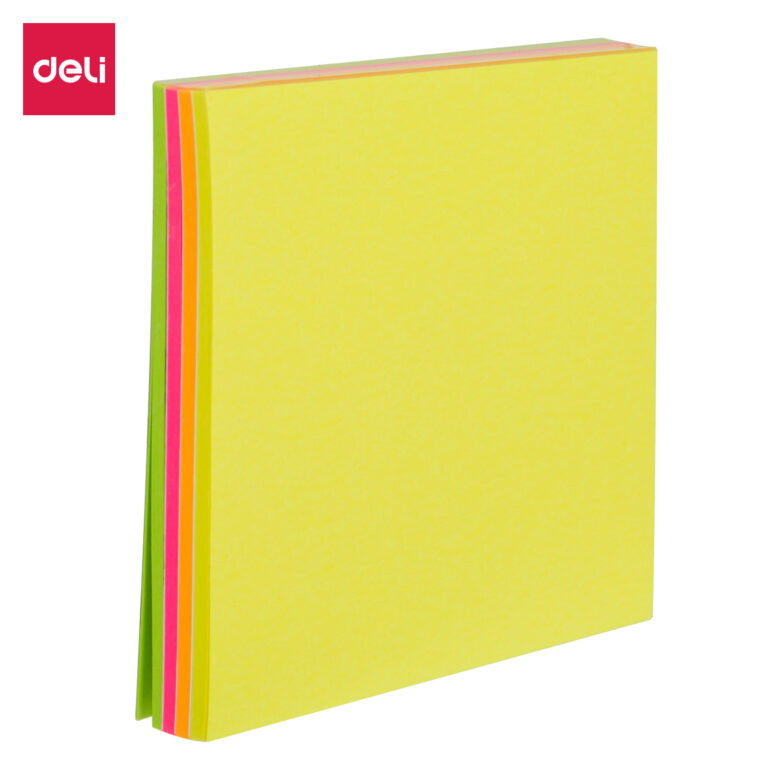 Deli Sticky Notes 4 Color 76x76mm (4×25 SH) (1×12)
