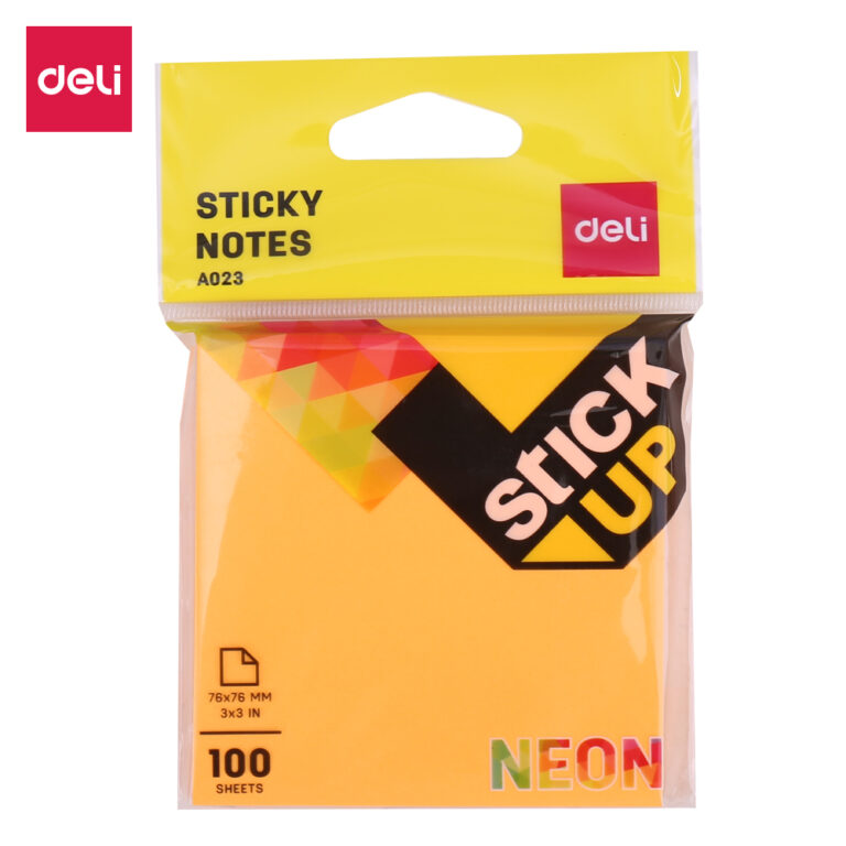 Deli Sticky Notes 3×3 (1×100 Sheets) (1×12)