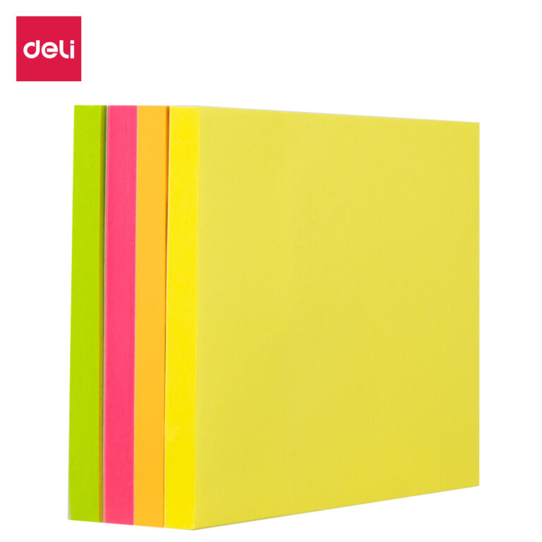 Deli Neon Sticky Note 3×3 (ASST) (1×6)
