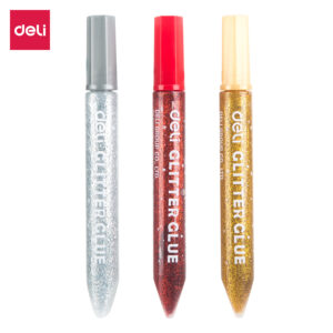 Deli Glitter Glue 12ml x 3 (Classic)