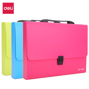 Deli A4 Document Case with Handle Rio Color