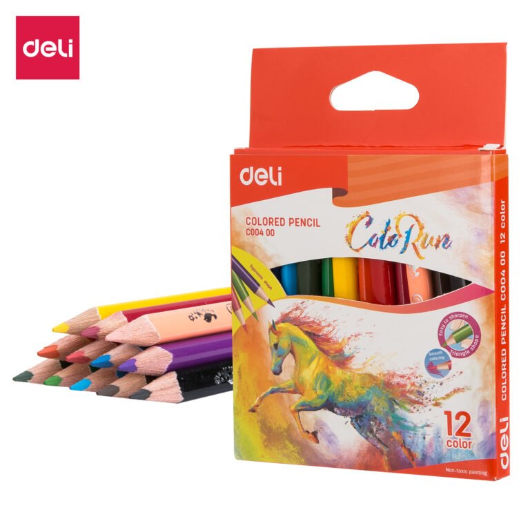 Deli Mini Color Pencil 12 Colors (120mm) | EC00400