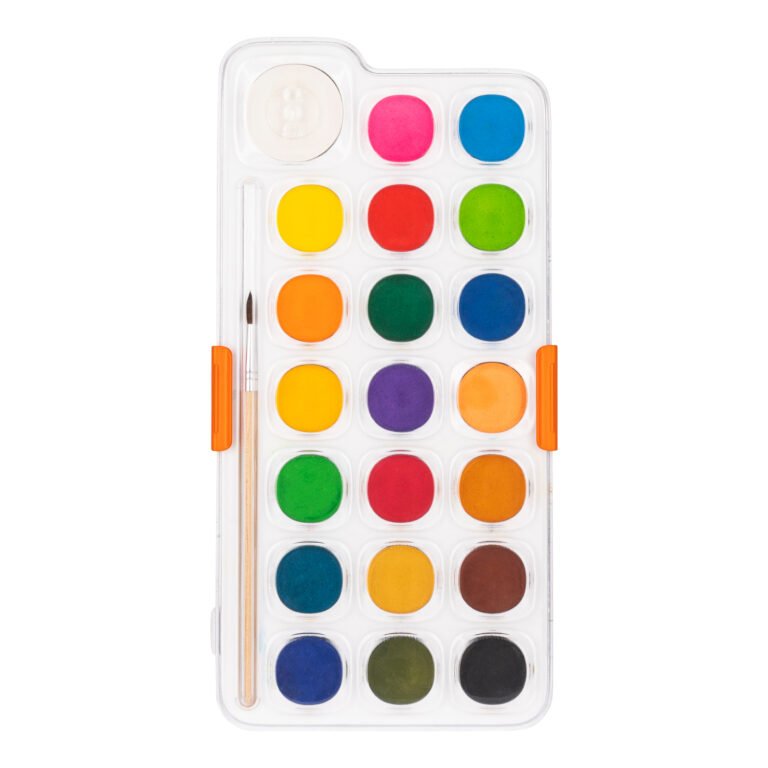 Deli Water Color Cake Paint 21 Colors + Brush