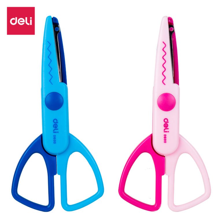 Deli School Scissors (Asst.) Zigzag 136mm