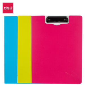 Deli A4 Double Sided Pressure Clipboard (Asst)