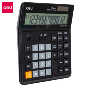 Deli Calculator Plastic 120 Steps/Tax 12