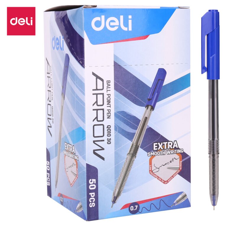 Deli Smooth Ball Point Pen 0.7mm (1×50)