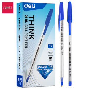 Deli Smooth Ballpoint Pen 0.7mm (1×12)