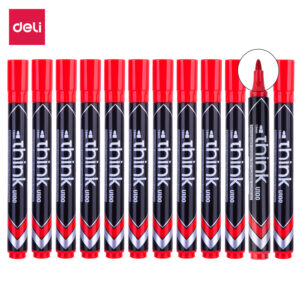Permanent Marker Bullet Red (1×12) Deli