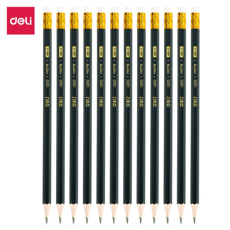 Deli HB Graphite Pencil W/eraser | EU20000