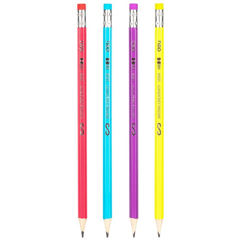 Deli Graphite Pencil – HB W/eraser | EU50800