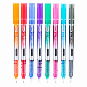 Deli Roller Pen 0.5mm (Asst) (1×8)