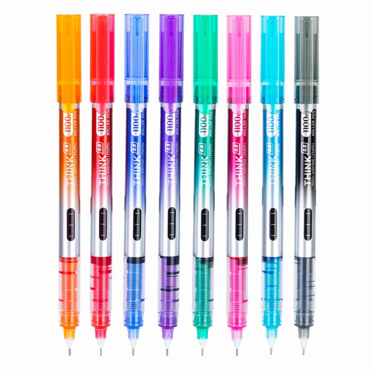 Deli Roller Pen 0.5mm (Asst) (1×8)