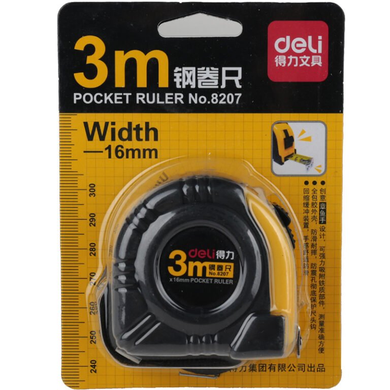Deli Pocket Tape-Yl (3mx16mm) with Magnet