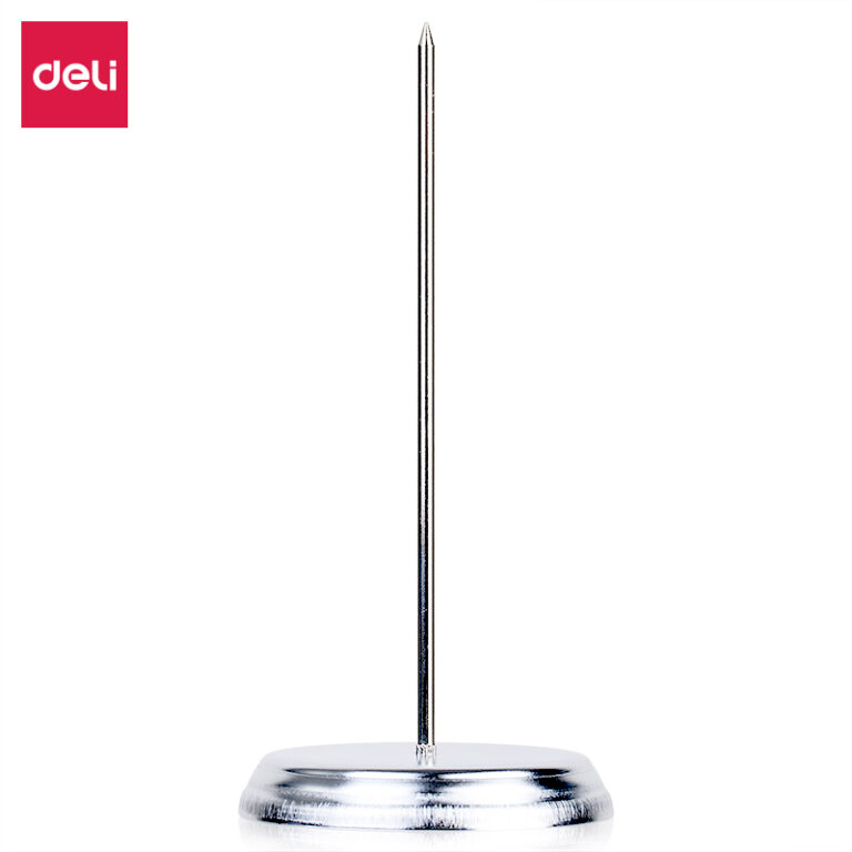Deli 0241 Chrome Receipt and Document Spike, 1 Piece