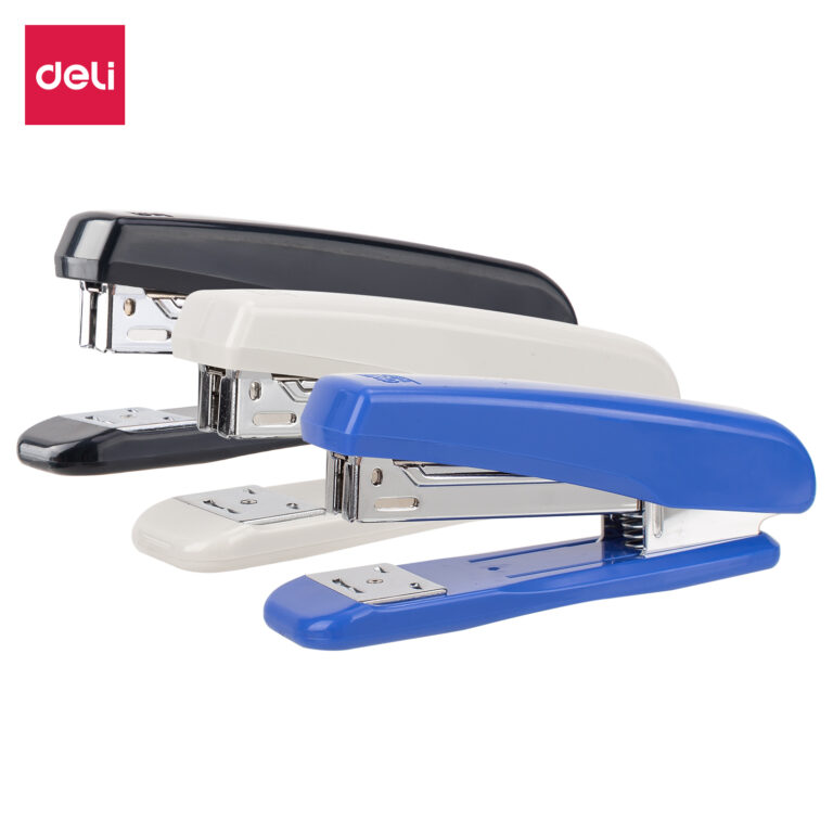 Deli E0306 Half-Strip Stapler, 25-Sheet Capacity