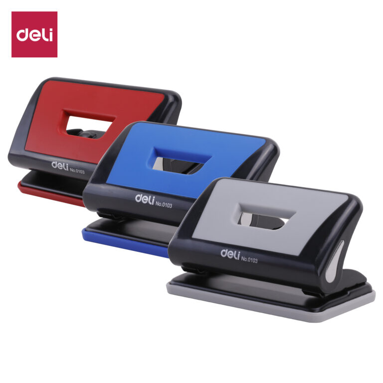 Deli E0103 2-Hole Punch, 10-Sheet Capacity