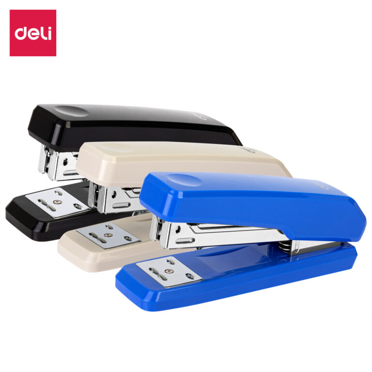Deli Half-Strip Stapler with Remover, 25-Sheet Capacity